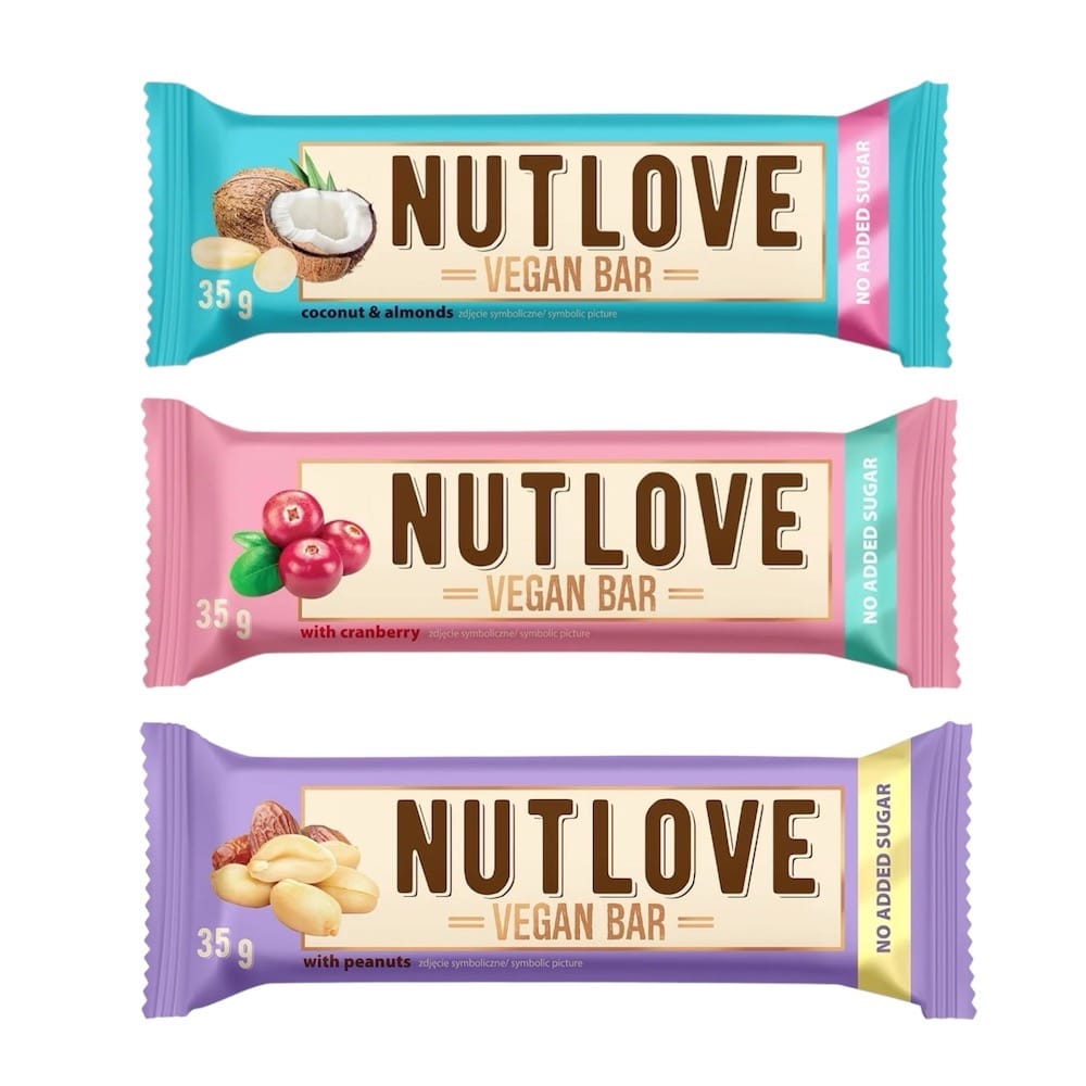 NutLove Random Flavour Vegan Protein Bar 35g - Out of Date